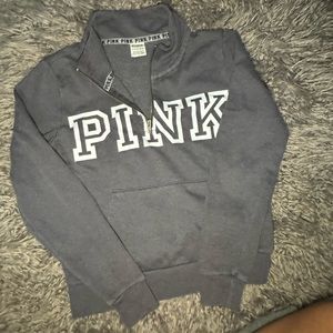 Victoria's Secret Pink Perfect Quarter Zip Sweatshirt